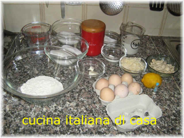 dolce di Napoli: ingrdienti