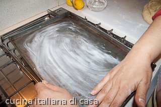 placca da forno imburrata