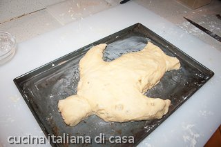 colomba pronta da cuocere