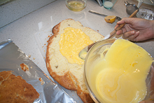 colmba con farcitura al limone