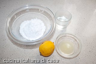 glassa al limone