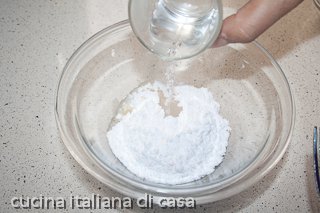 fare la glassa