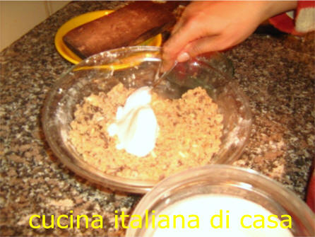 completare l'impasto dei biscotti new yorkers