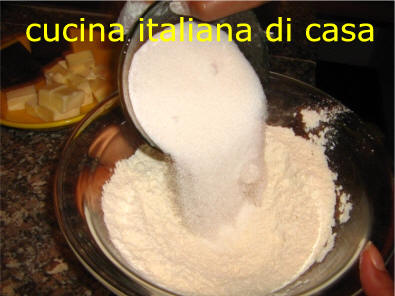 zucchero e farina