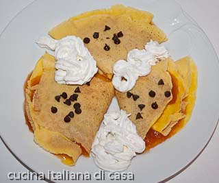 crepes con marmellata