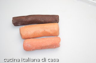 ingredienti per le zucche di marzapane