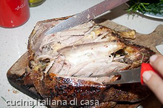 servire l'anatra arrosto