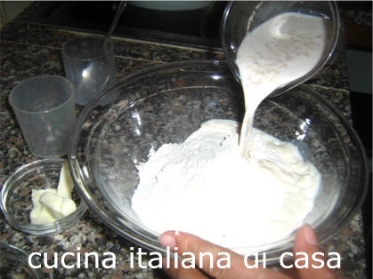 impasto per panini al latte