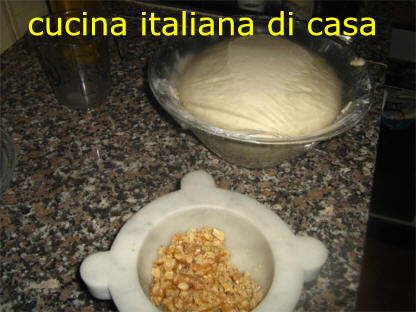 fare il pane con le noci