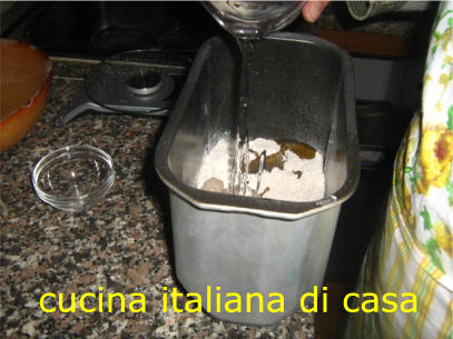 acqua per il pane