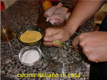 marinata per il pollo fritto all'americana