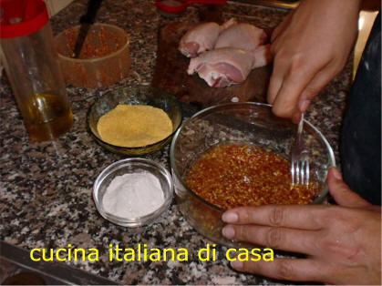marinata per il pollo fritto all'americana