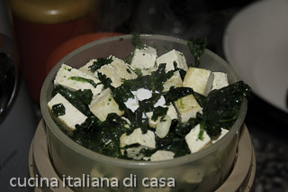 preparare il ripieno del polpettone