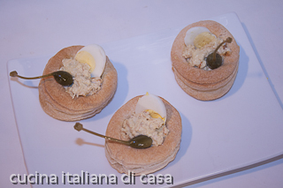 vol au vent con pollo