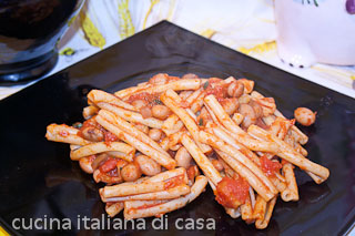 caserecce con fagioli