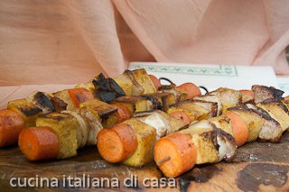 spiedini di polenta al balsamico