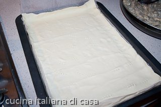 pasta sfoglia per la torta di coste