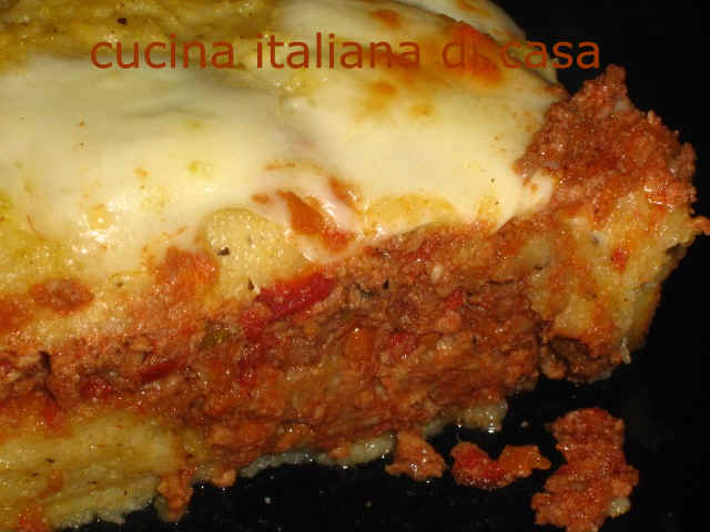 sformato di polenta e ragł di capriolo