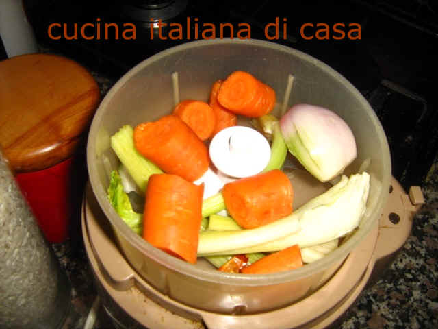 sedano, carota, e cipolla