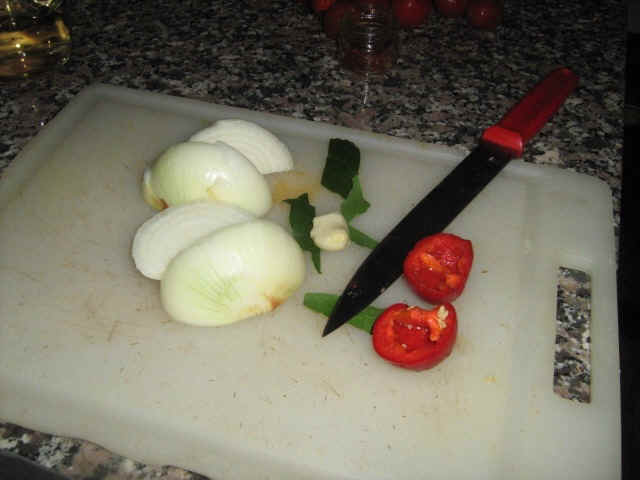 aglio cipolla, alloro