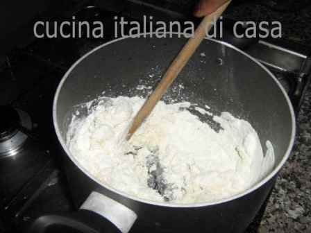 composto per gli gnocchi di farina
