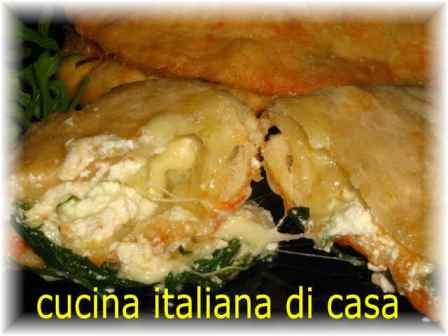 panzerotti rucola e formaggio