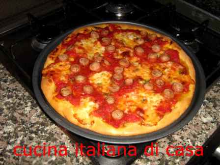 pizza ai wurstel