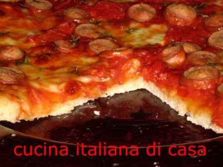 pizza ai wurstel
