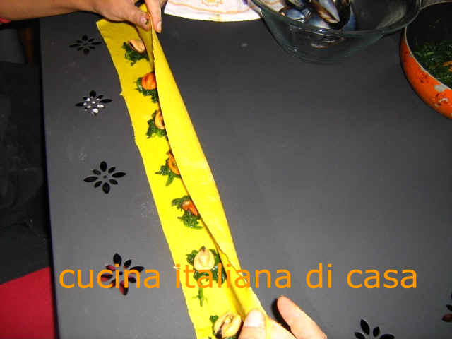 come preparare i ravioli cozze