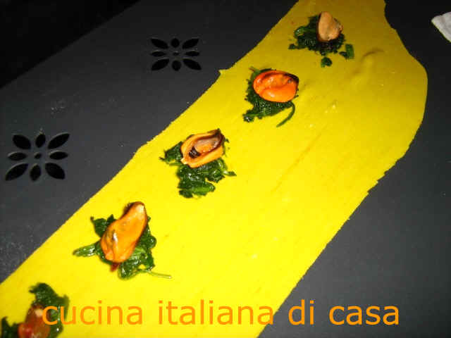 come preparare i ravioli cozze