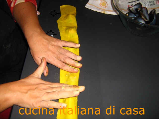 come preparare i ravioli cozze