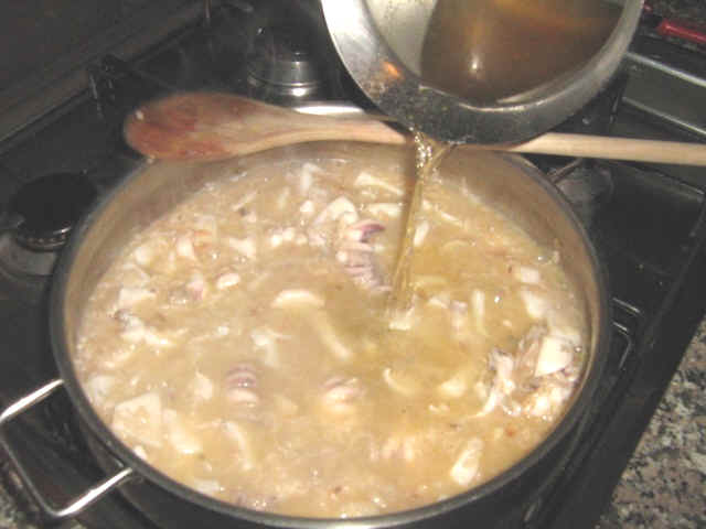 cucinare il risotto con le seppie