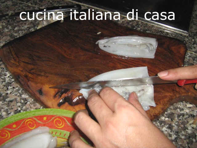 preparare le seppie