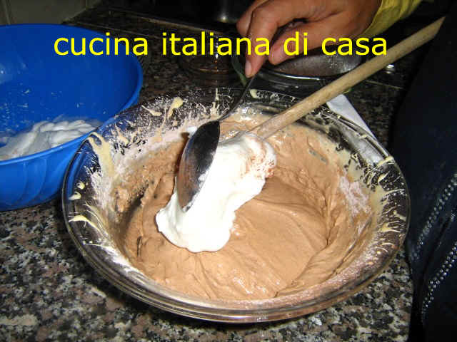 pan di spagna al cacao: preparazione