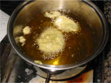 friggere le frittelle di gianchetti