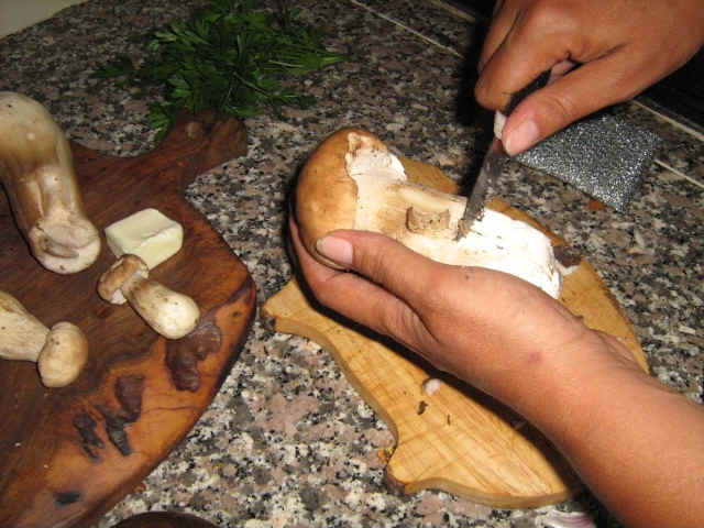 pulire i funghi