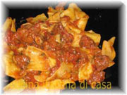 pappardelle al ragù di cinghiale