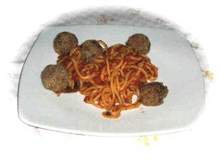 spaghetti con le polpette 