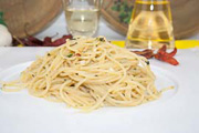 spaghetti olio, aglio e peperoncino 