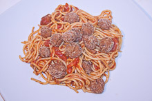 spaghetti con le polpette