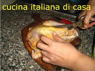 disossare la faraona