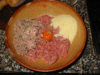 ripieno per la faraoana ai funghi