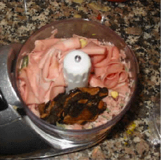 ripieno con i funghi