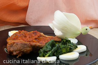 bistecca di castrato al pomodoro