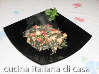 trofie nere al ragu di pesce