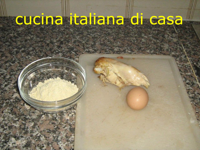 gnocchidi pollo, ingredienti