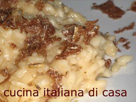 risotto con tartufo