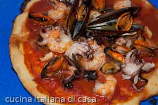 pizza allo scoglio