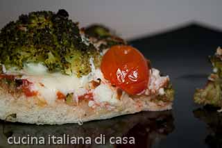 pizza ortolana con i broccoli