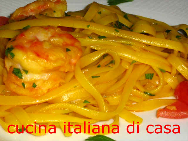 linguine gamberi